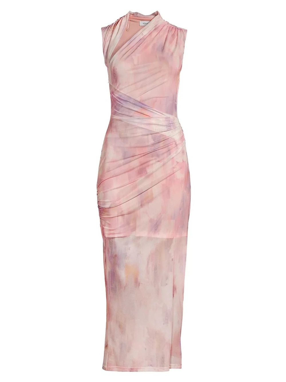 Misha Tillie Mesh Waterlilly Cocktail Dress
